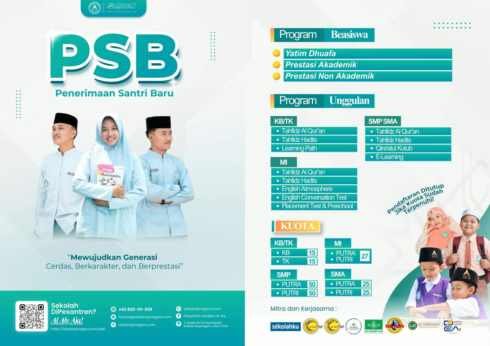Pendaftaran Santri Baru Tahun 2027/2028