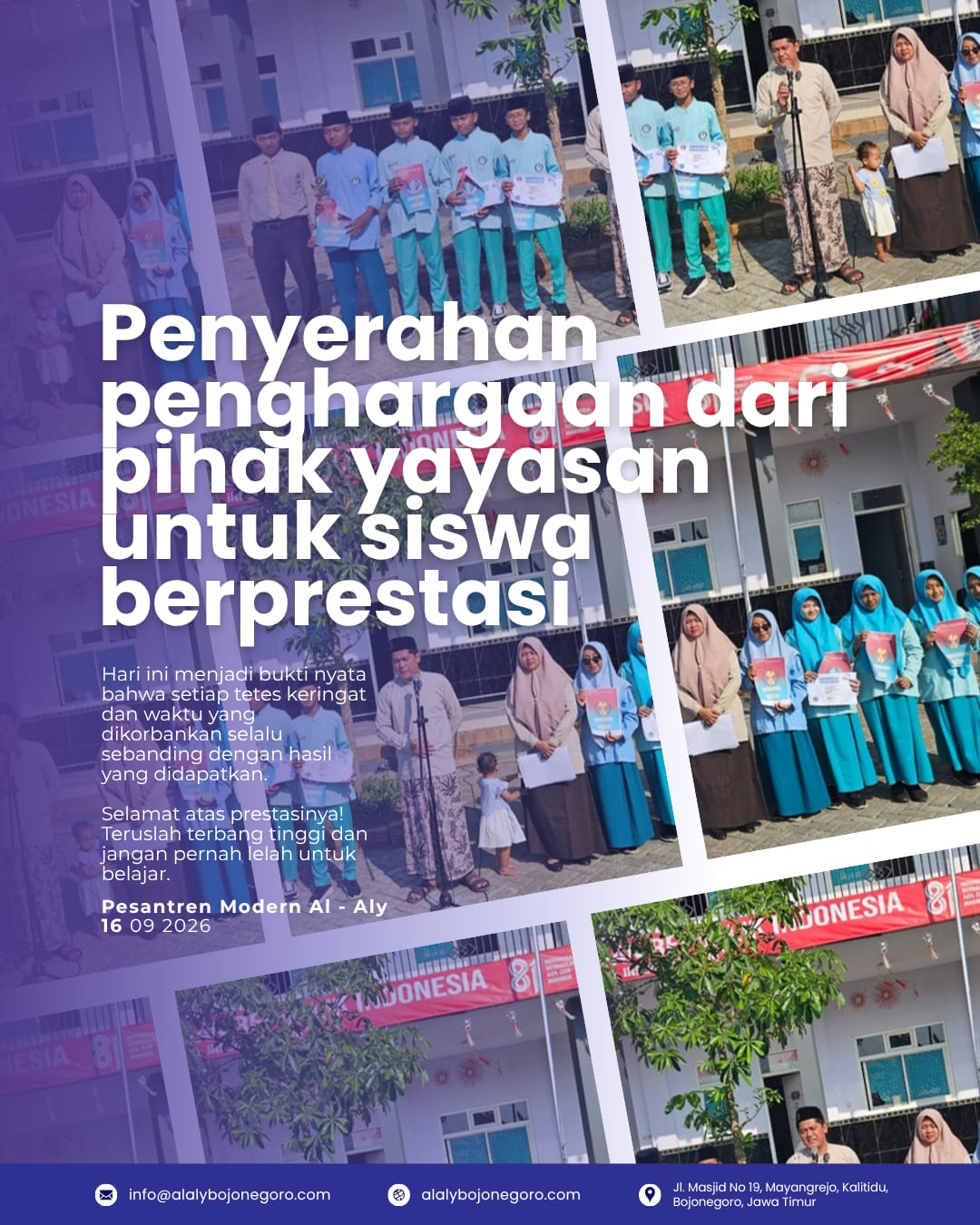 Panen Prestasi! Siswa-Siswi SMP dan SMA Islam Al Aly Borong Gelar Juara Sepanjang Tahun 2026